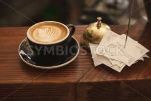 Gourmet Coffee on a Wooden Table - Symbiostock Express Demo