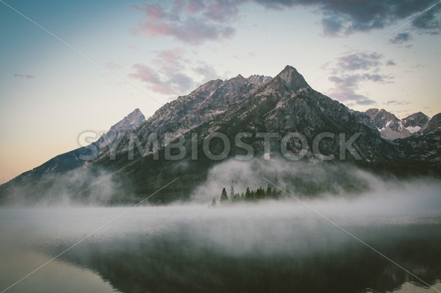 Mountain Surrounded by Fog - Symbiostock Express Demo